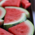 Tequila Soaked Watermelon with Lime & Agave