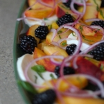 Mozzarella, Blackberry & Nectarine Salad