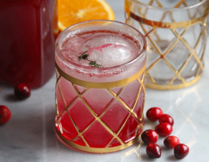 Cranberry  Gin and Tonic