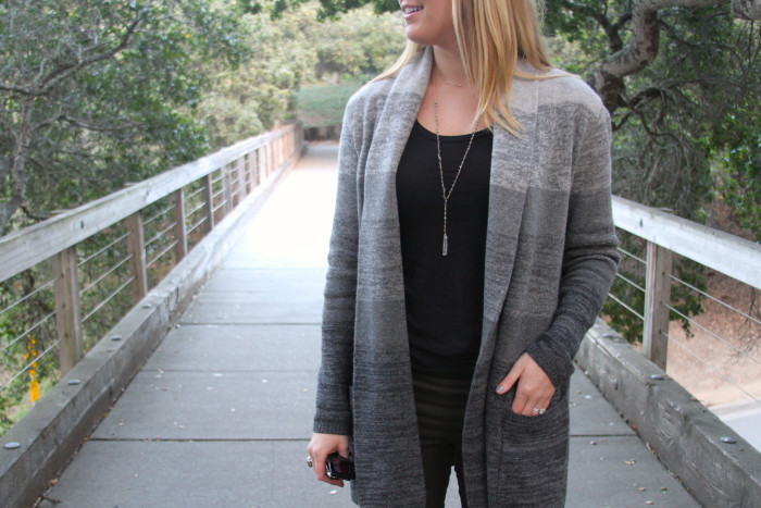 Grey Ombre Sweater