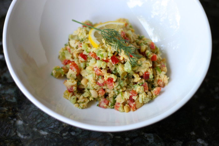 Chickpea Salad - Laundry In Louboutins